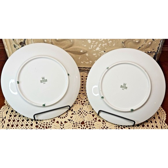 Pair of Bareuther Waldsassen Bavaria Germany Plate #254 Quail & Pheasant (read) - Picture 4 of 6